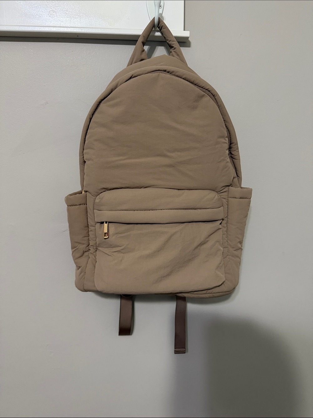 Brand new never used tan A New Day backpack